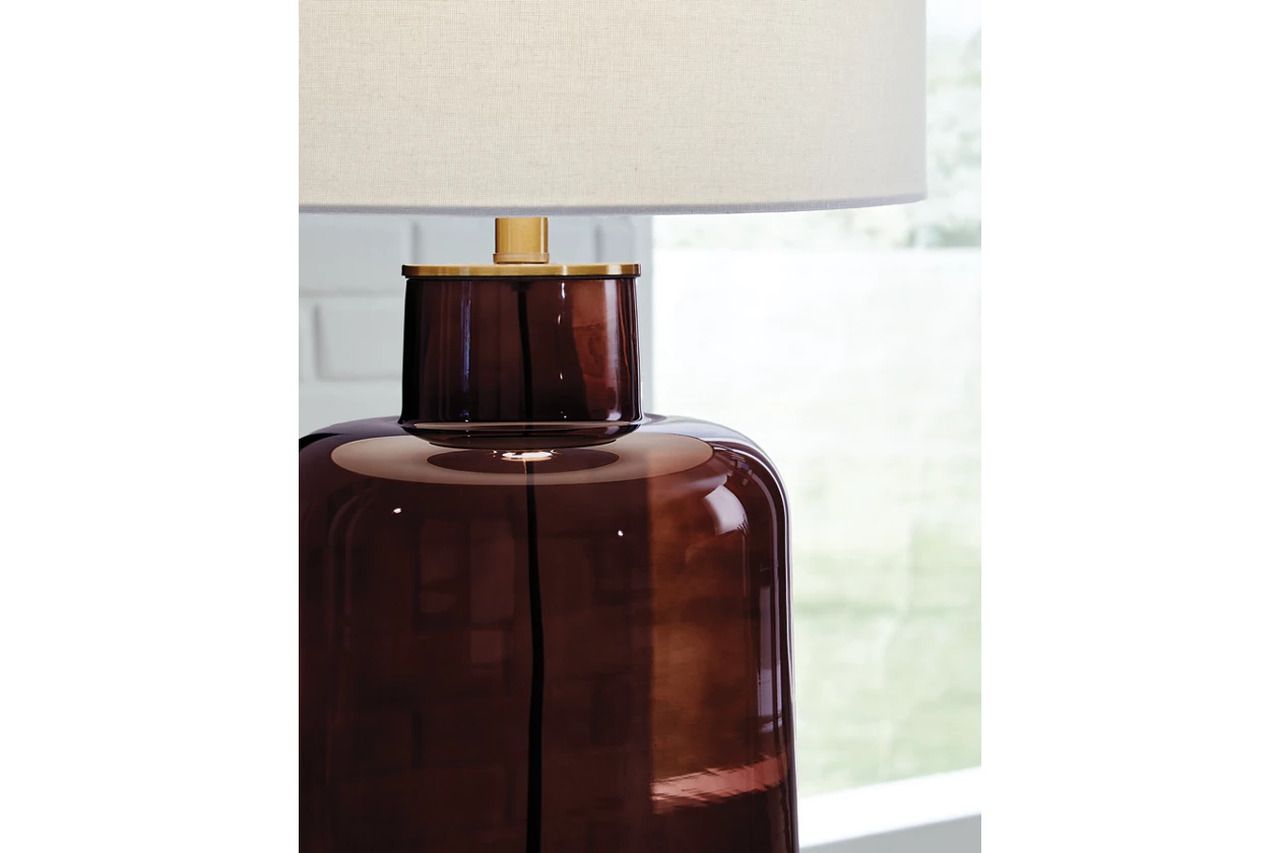 Mette Table Lamp In Brown and Gold L430924