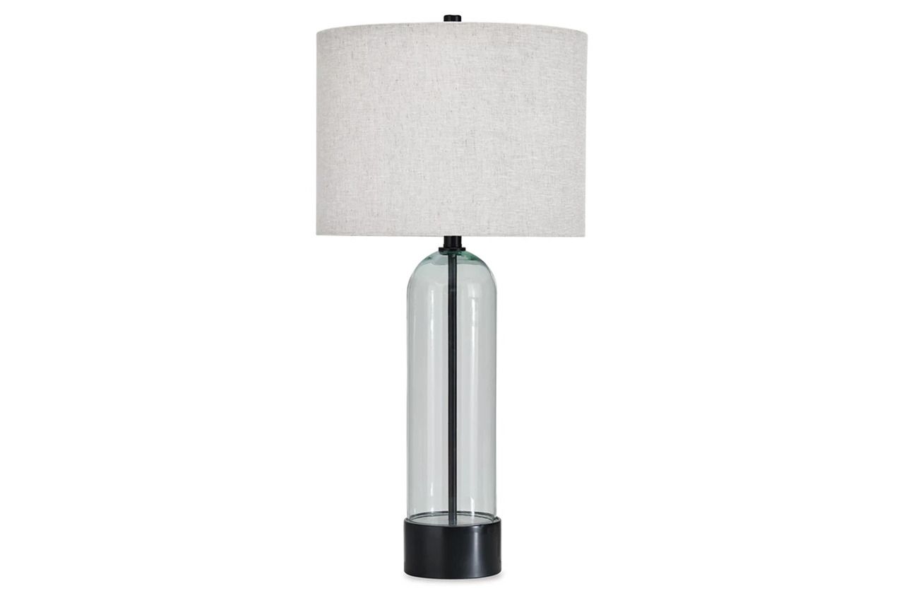 Kerrbrook Table Lamp In Clear and Black L430944