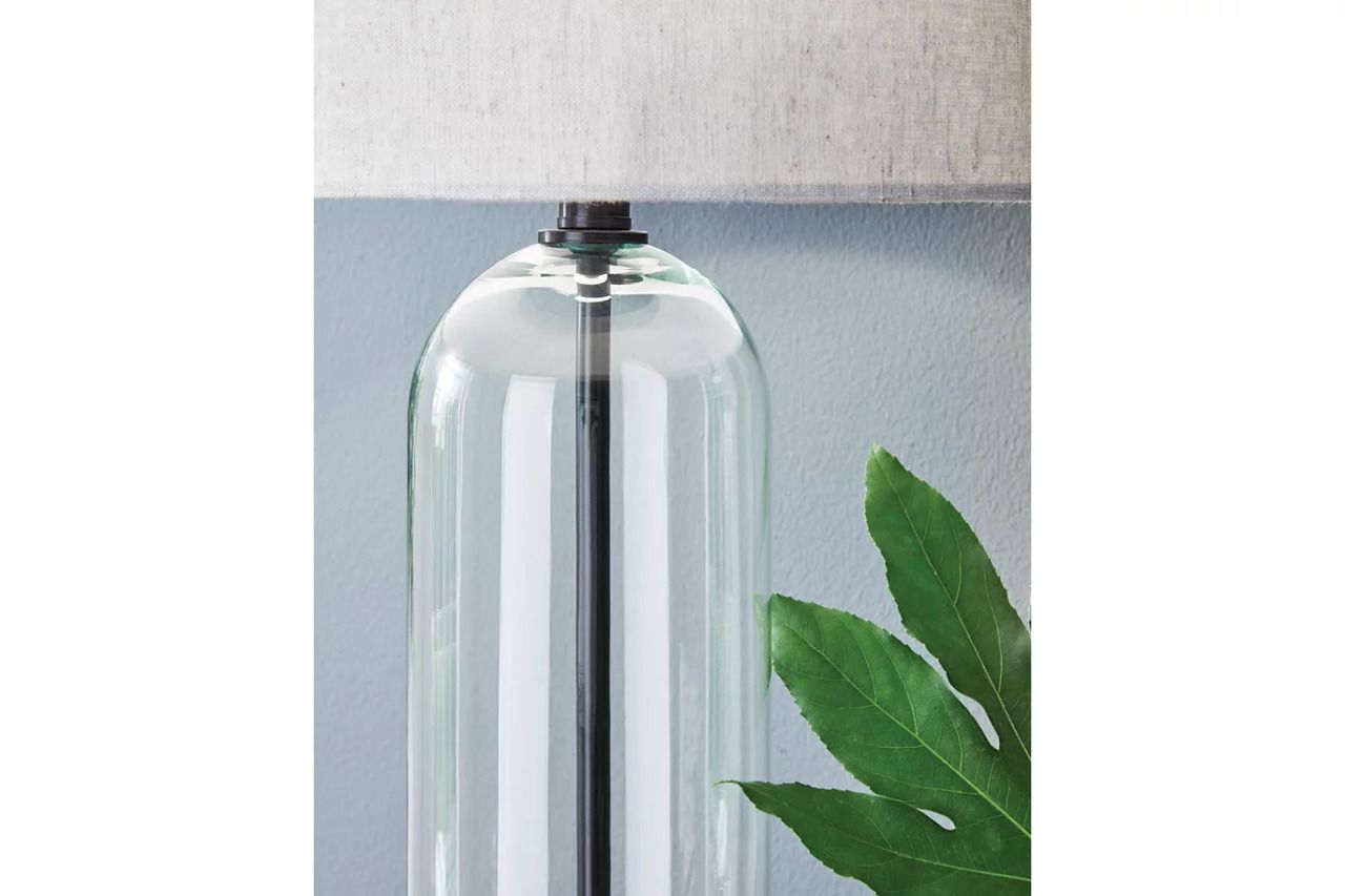 Kerrbrook Table Lamp In Clear and Black L430944