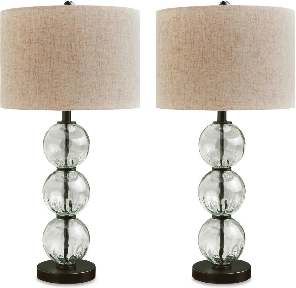 Airbal Black Table Lamp Set of 2 L431604
