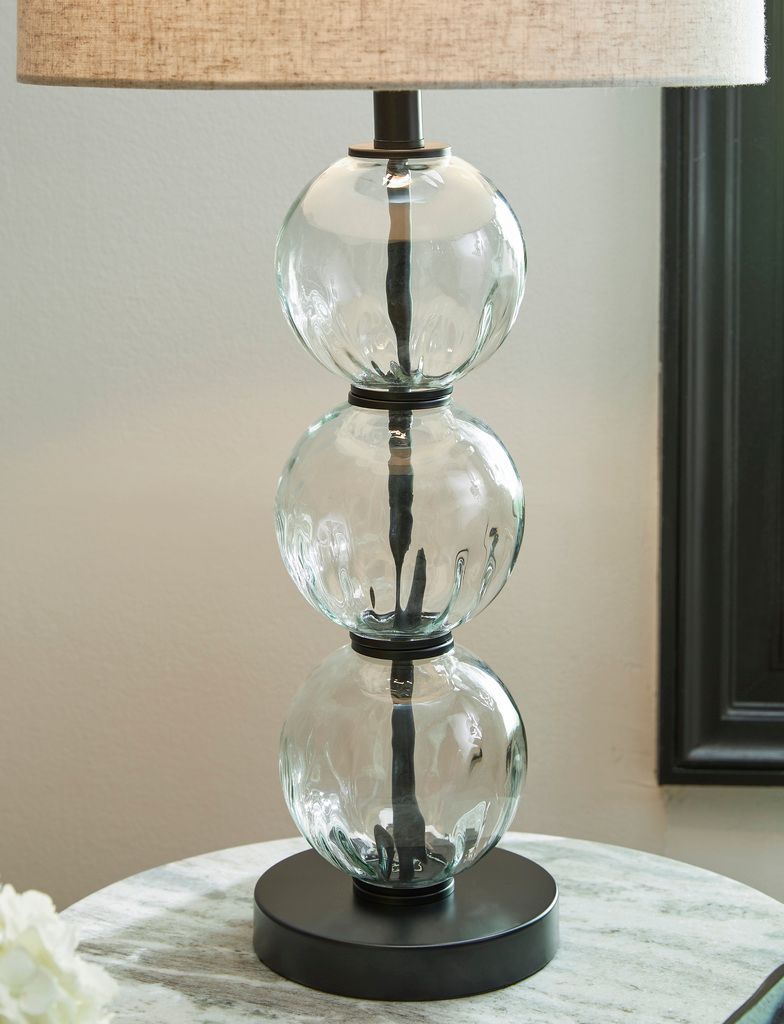 Airbal Black Table Lamp Set of 2 L431604