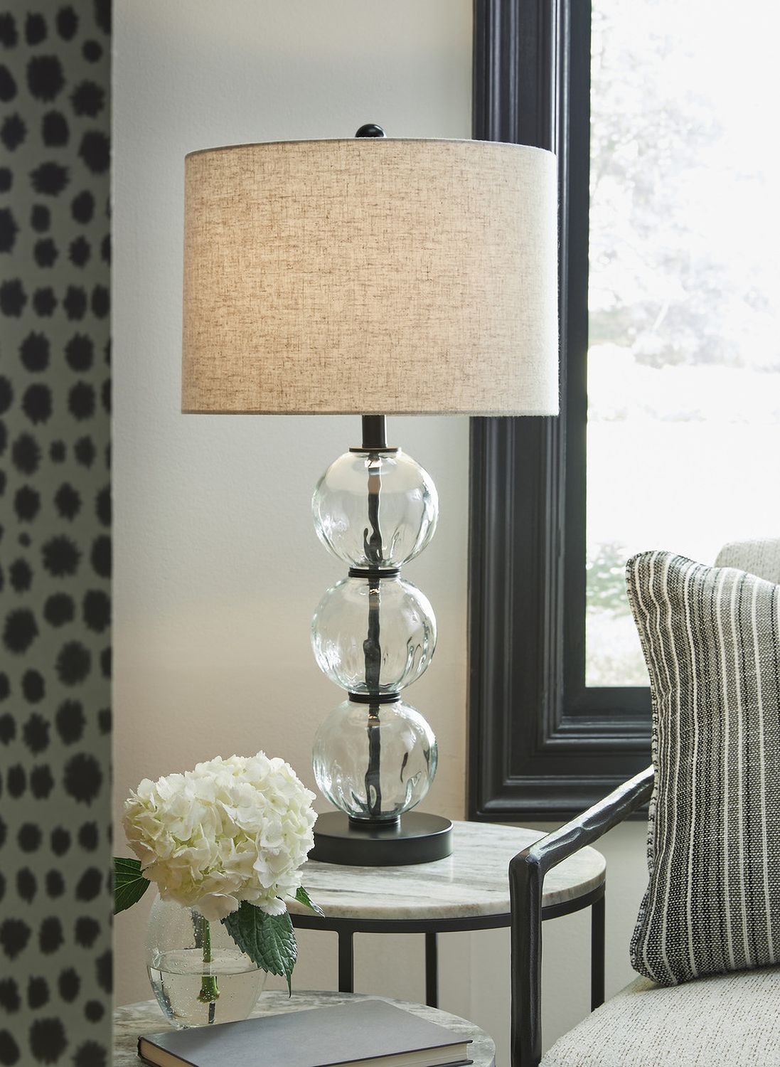 Airbal Black Table Lamp Set of 2 L431604