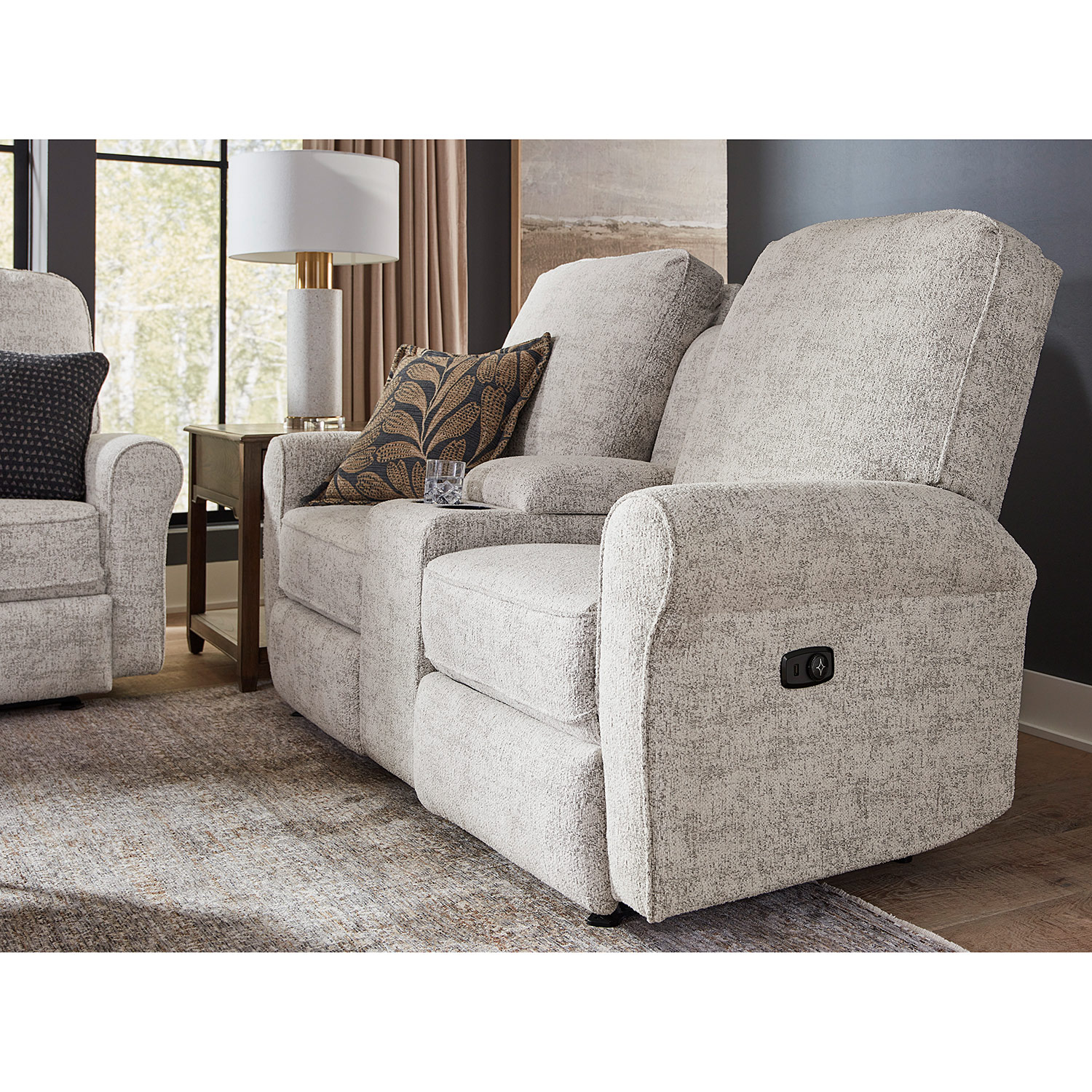 Josey - Stylish Reclining Loveseat - L490RA4 L490RA4