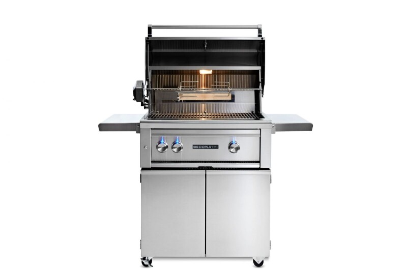 30" SEDONA FREESTANDING GRILL WITH 2 BURNERS AND ROTISSERIE L500FRLP