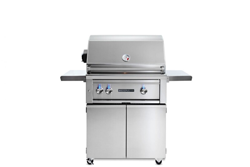 30" SEDONA FREESTANDING GRILL WITH 2 BURNERS AND ROTISSERIE L500FRLP