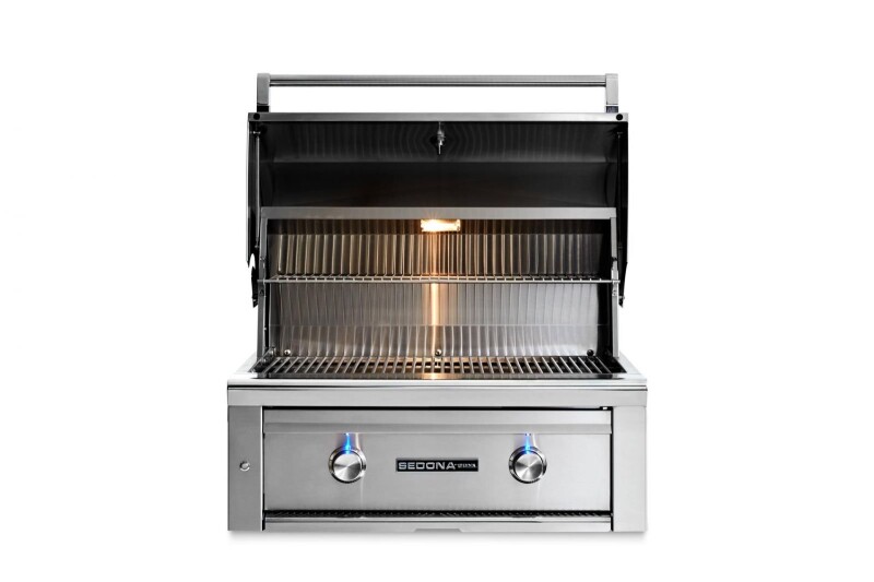 30" SEDONA BUILT-IN GRILL WITH 1 PROSEAR INFRARED BURNER AND 1 BURNER L500PSLP