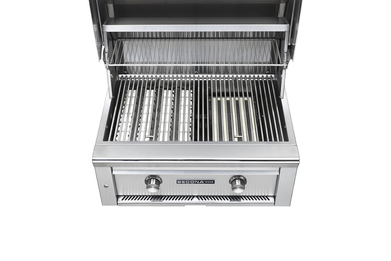 30" SEDONA BUILT-IN GRILL WITH 1 PROSEAR INFRARED BURNER AND 1 BURNER L500PSNG