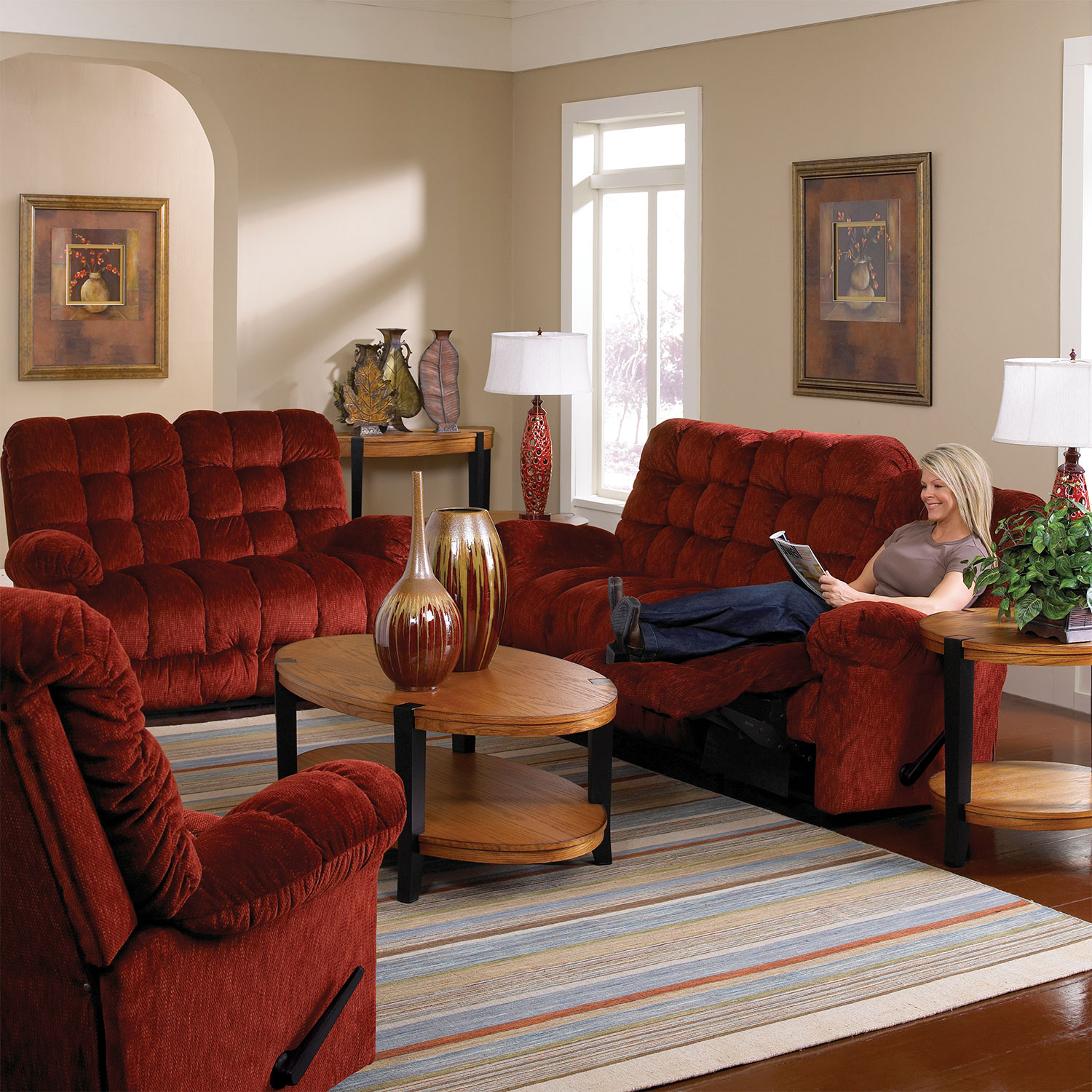 Everlasting - Pillow Soft Reclining Loveseat - L515RY4 L515RY4