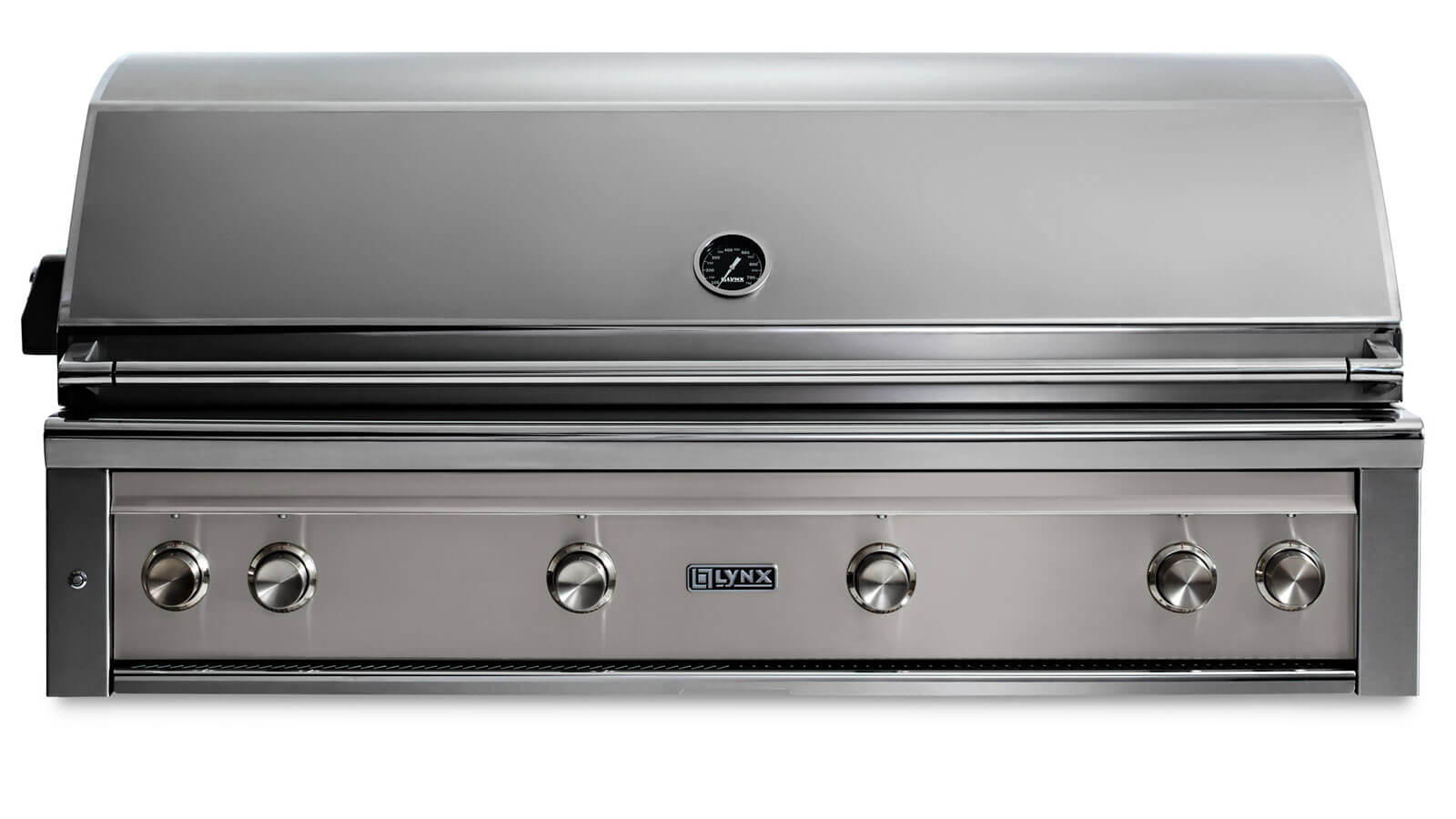 54” Professional Built-in Grill With 1 Trident Infrared Burner And 3 Ceramic Burners And Rotisserie L54TRLSLP