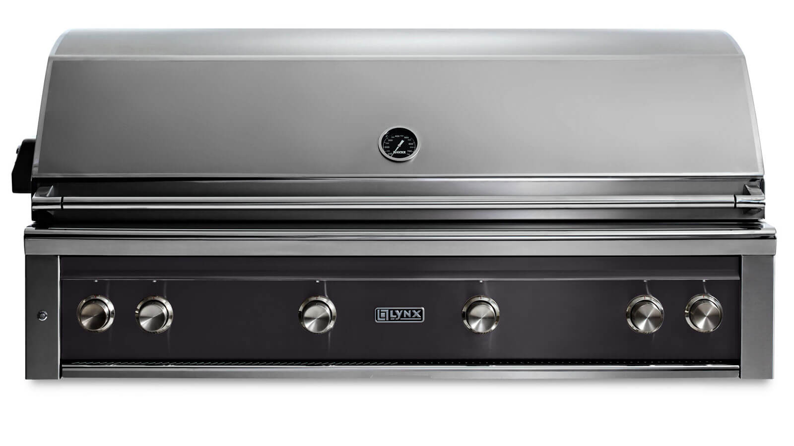 54” Professional Built-in Grill With 1 Trident Infrared Burner And 3 Ceramic Burners And Rotisserie L54TROBNG