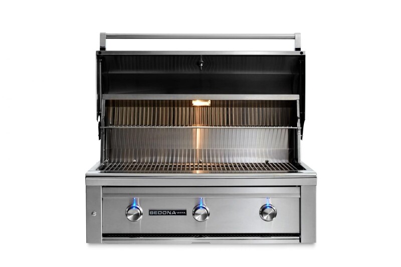 36" SEDONA BUILT-IN GRILL WITH 1 PROSEAR INFRARED BURNER AND 2 BURNERS L600PSLP