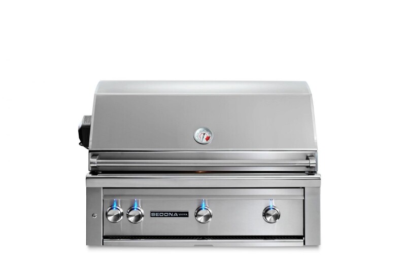 36" SEDONA BUILT-IN GRILL WITH 3 BURNERS AND ROTISSERIE L600RLP