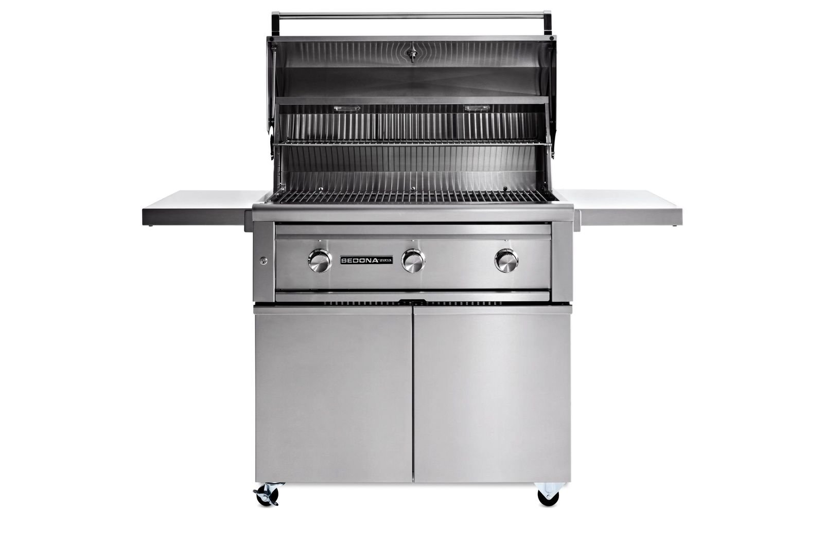 36" Sedona Freestanding Grill And Cart With 1 Prosear Infrared Burner And 2 Stainless Steel Burners L601PSFNG