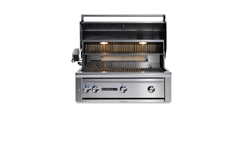36" SEDONA BUILT-IN GRILL WITH ROTISSERIE, 1 PROSEAR INFRARED BURNER AND 2 STAINLESS STEEL BURNERS L601PSR