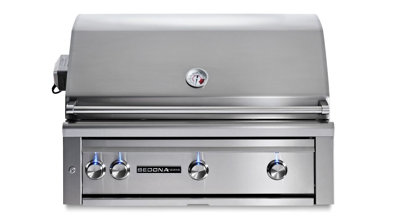 36" Sedona Built-in Grill With Rotisserie, 1 Prosear Infrared Burner And 2 Stainless Steel Burners L601PSRLP