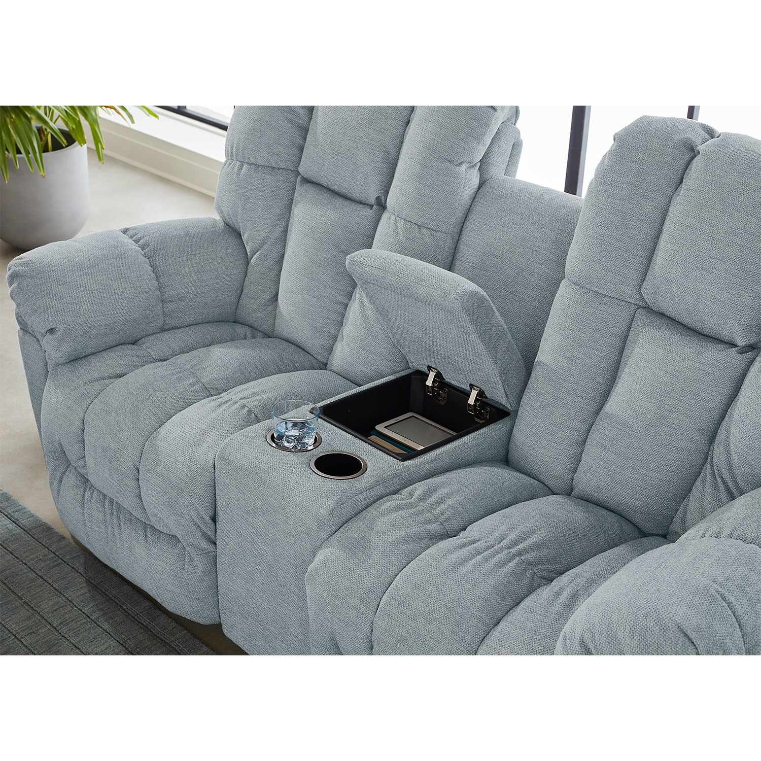 Lucas - Reclining Loveseat Featuring Best-max Construction - L655RA4 L655RA4