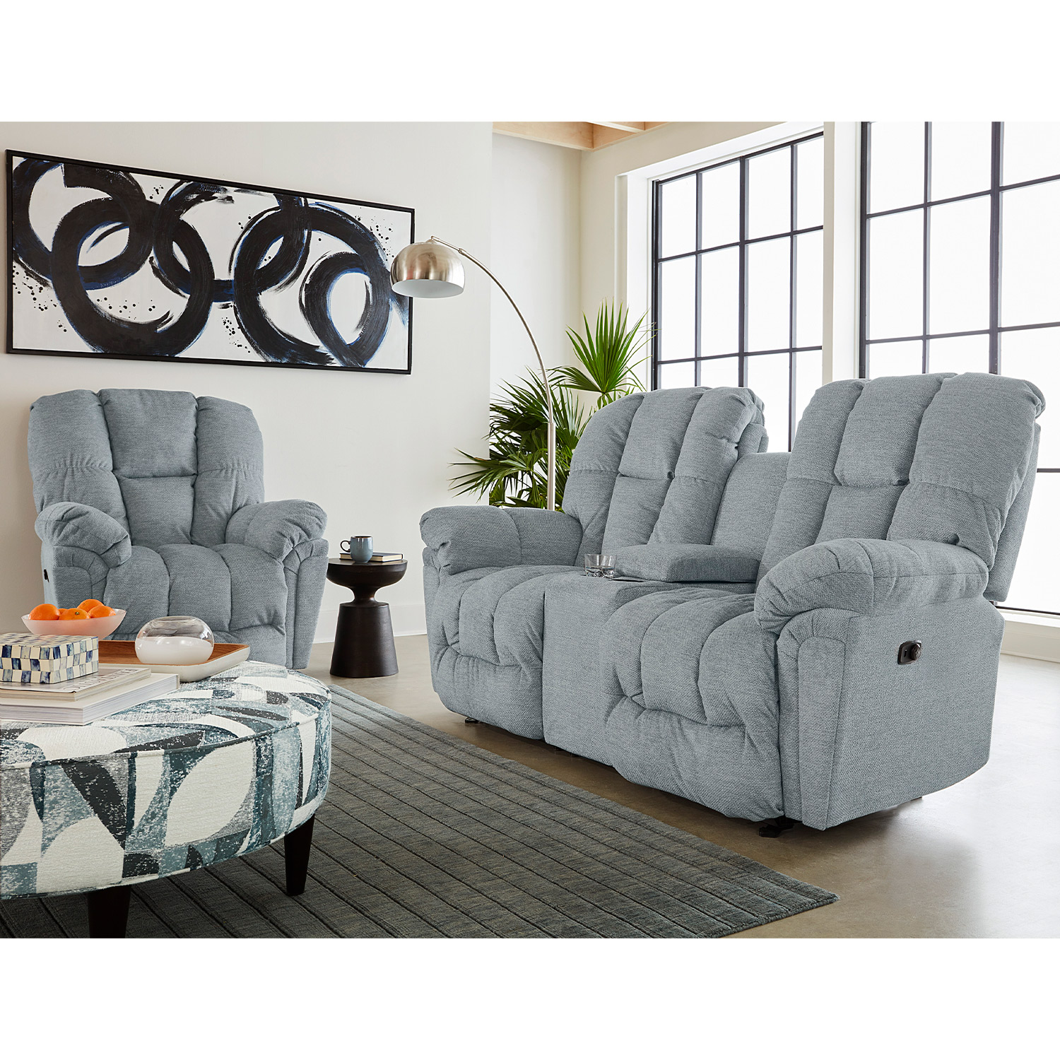 Lucas - Reclining Loveseat Featuring Best-max Construction - L655RA4 L655RA4