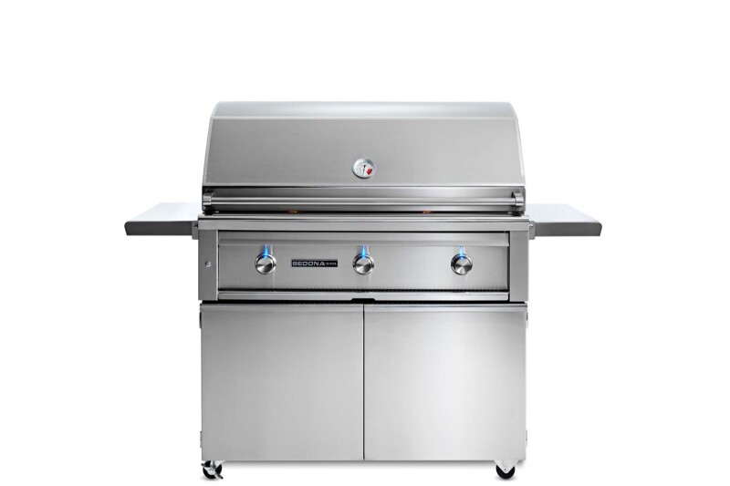 42" SEDONA FREESTANDING GRILL WITH 1 PROSEAR INFRARED BURNER AND2 BURNERS L700PSFNG