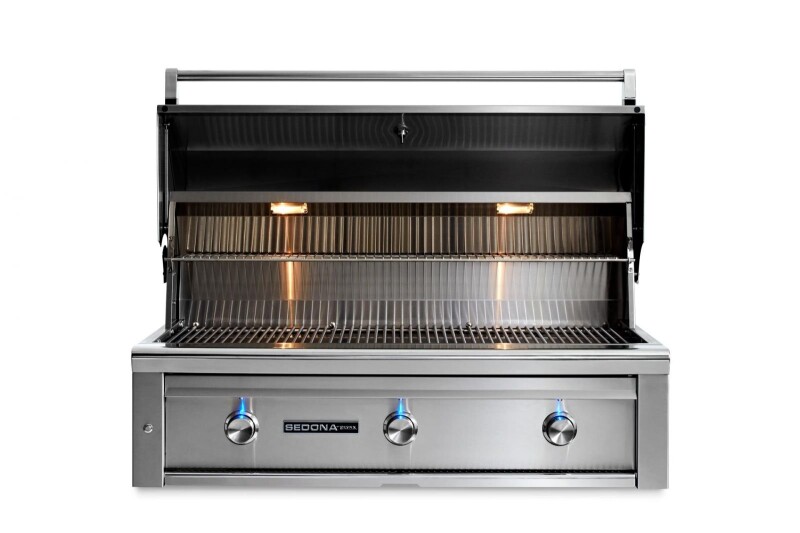 42" SEDONA BUILT-IN GRILL WITH 1 PROSEAR INFRARED BURNER AND 2 BURNERS L700PSLP