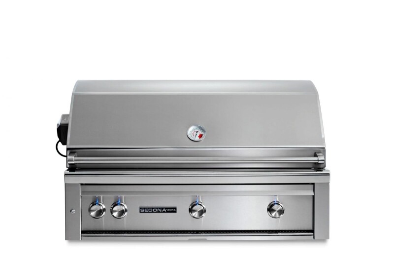 42" SEDONA BUILT-IN GRILL WITH ROTISSERIE, 1 PROSEAR INFRARED BURNER AND 2 BURNERS L700PSRNG