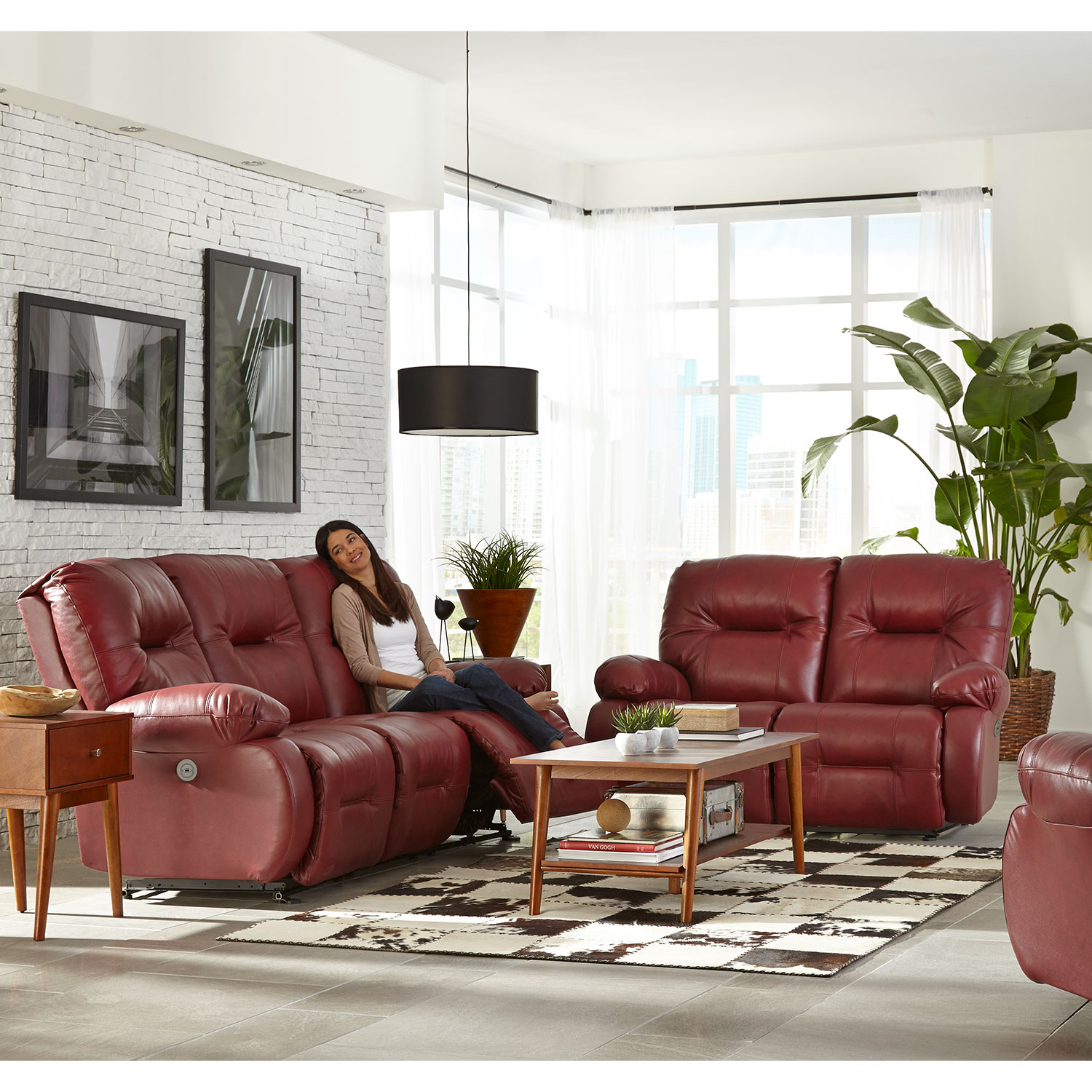 Brinley - Pillow Soft Reclining Loveseat - L700RY4 L700RY4