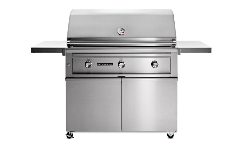 42" SEDONA FREESTANDING GRILL WITH 1 PROSEAR INFRARED BURNER AND 2 STAINLESS STEEL BURNERS L701PSF