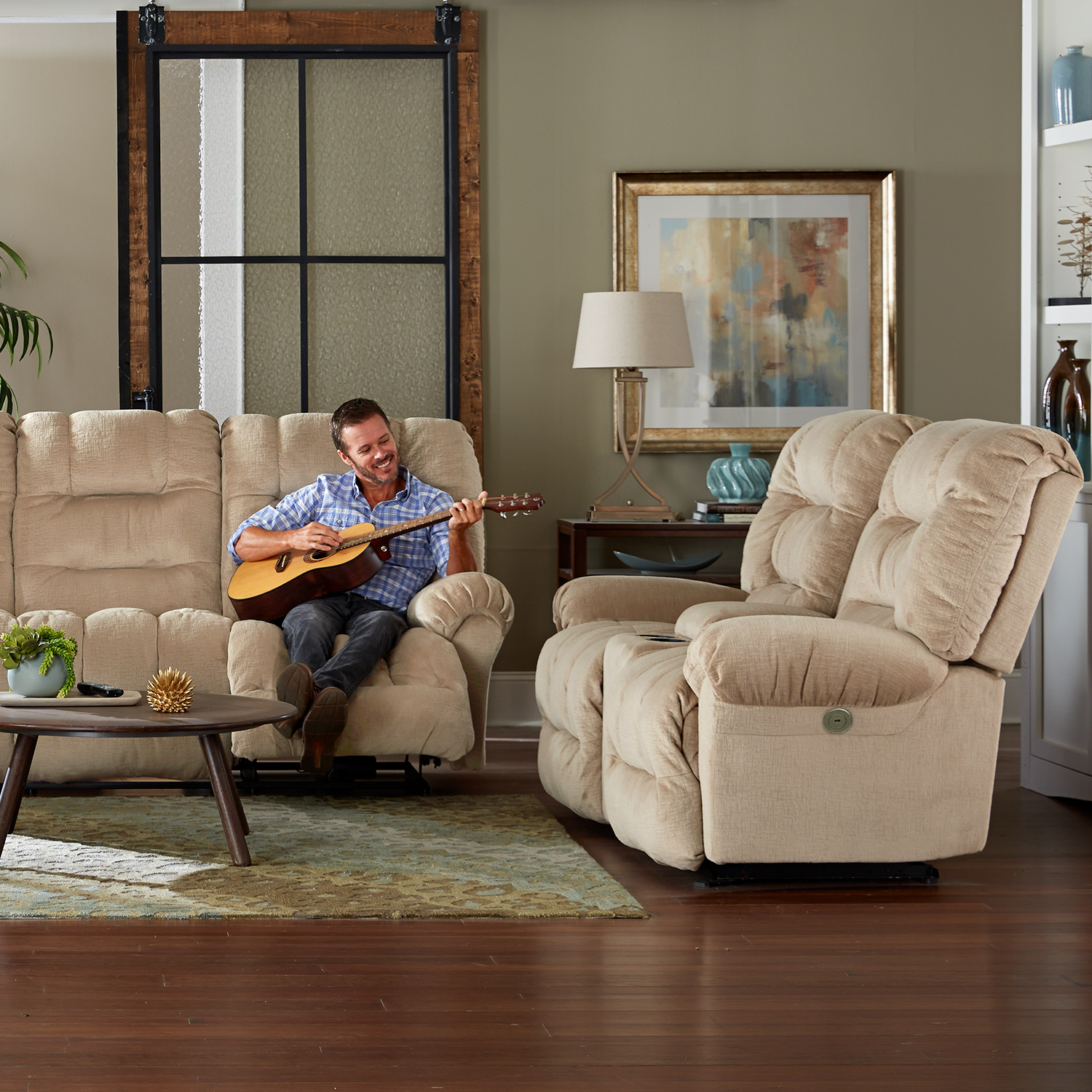 Seger - Reclining Loveseat Featuring Best-max Construction - L720RQ4 L720RQ4