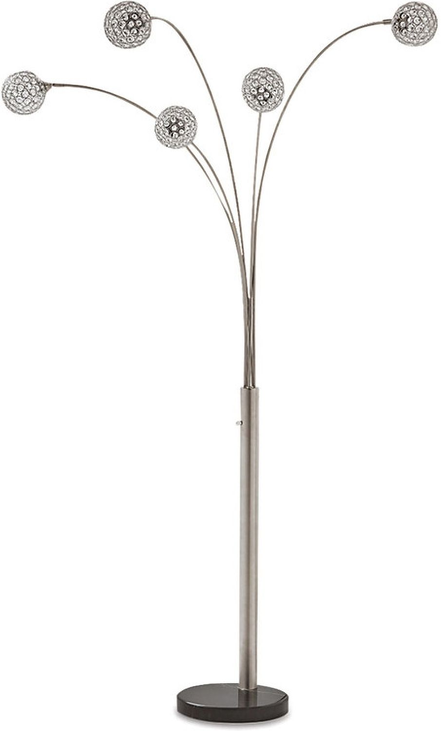 Winter Silver Metal Arc Lamp L725089