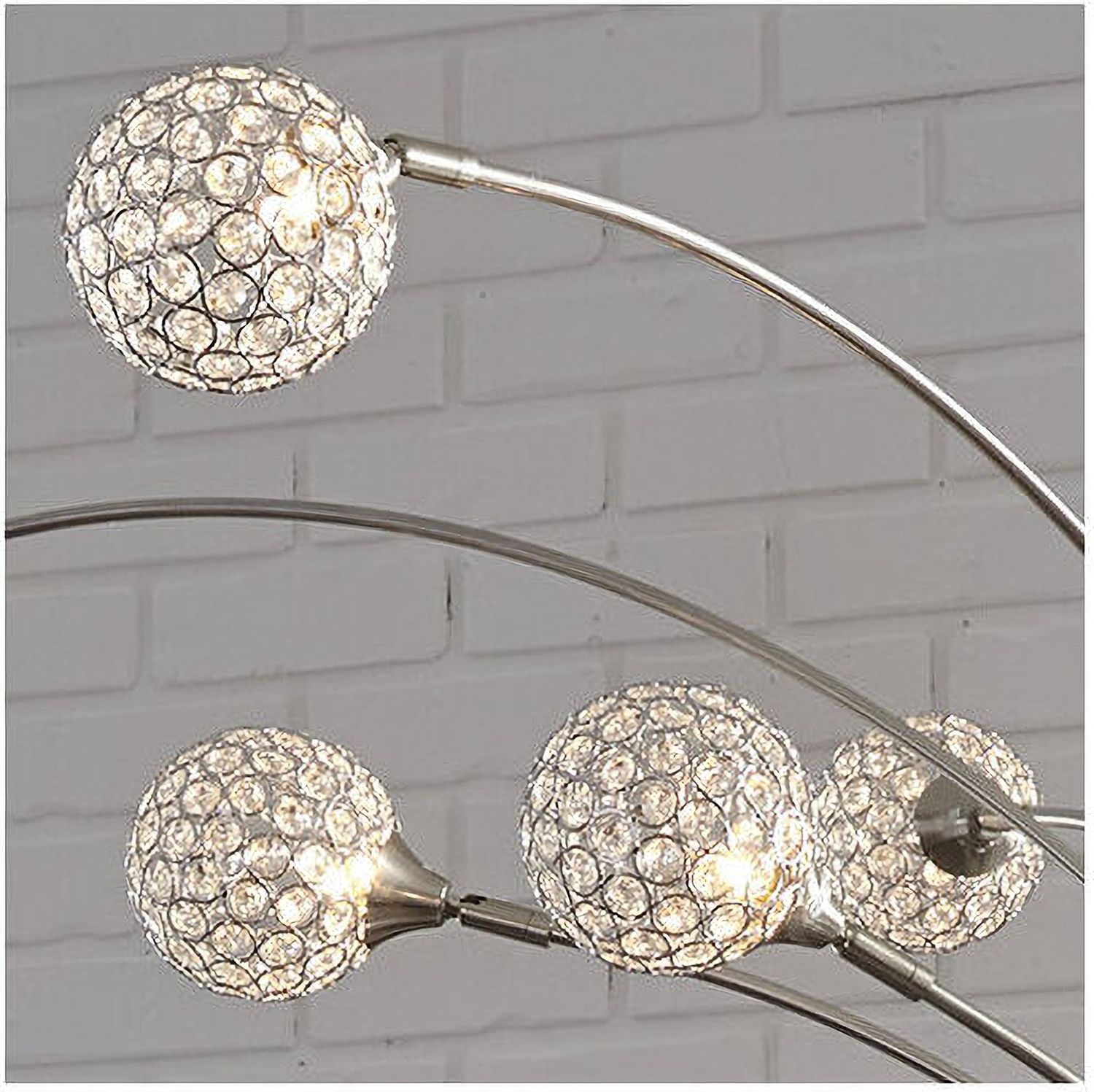 Winter Silver Metal Arc Lamp L725089