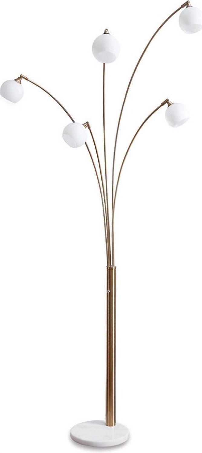 Taliya Champagne Metal Arc Lamp (1/CN) L725119