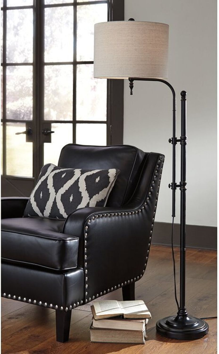 Anemoon Black Metal Floor Lamp L734251
