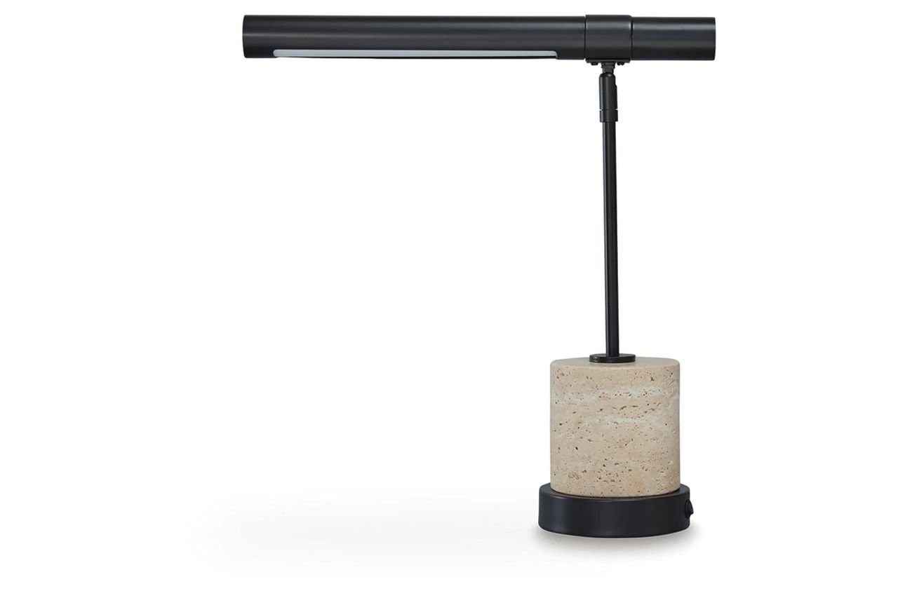 Vinmour Desk Lamp In Brown and Beige L734402