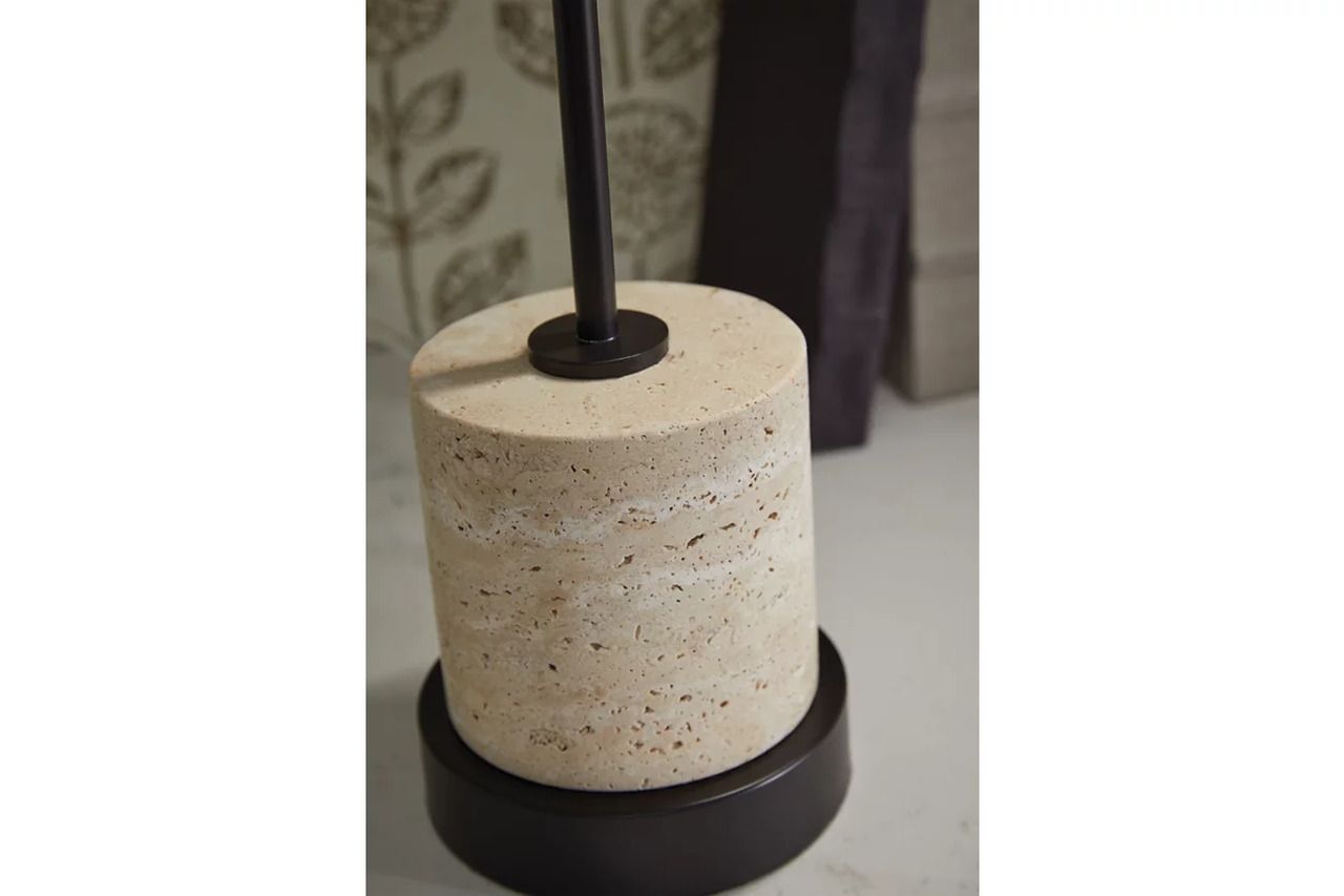 Vinmour Desk Lamp In Brown and Beige L734402