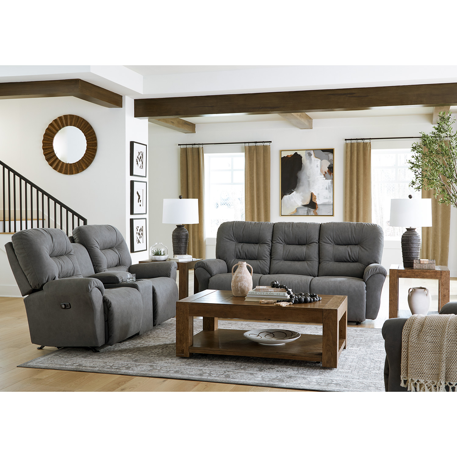 Unity - Pillow Back Reclining Loveseat - L735RA4 L735RA4