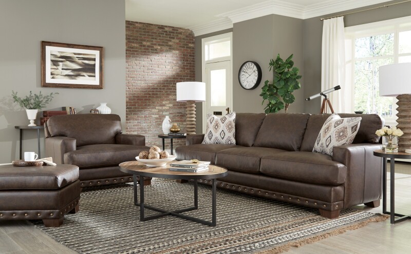 Cm Leather Sofas - L782750BDPIL L782750BDPIL