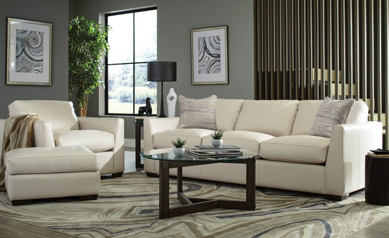 Cm Leather Sofas - L783950BDPIL L783950BDPIL