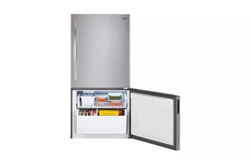 24 Cu. Ft. Large Capacity Swing Door Bottom Freezer Refrigerator LBC24360ST