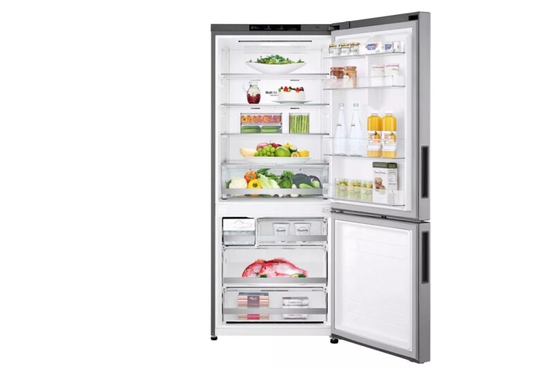 15 Cu. Ft. 28 Inch Wide Bottom Freezer Refrigerator - Stainless Steel LBNC15231V