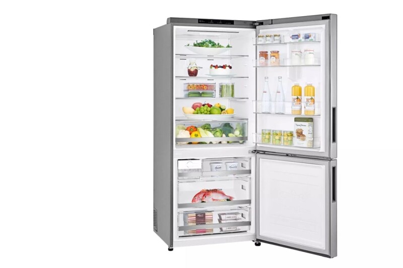 15 Cu. Ft. 28 Inch Wide Bottom Freezer Refrigerator - Stainless Steel LBNC15231V
