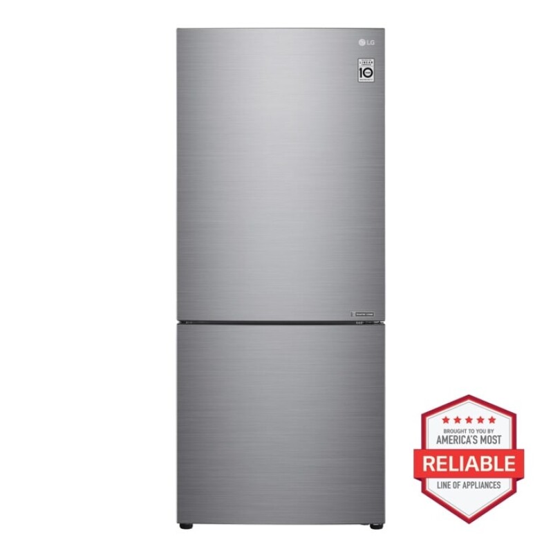 15 Cu. Ft. 28 Inch Wide Bottom Freezer Refrigerator - Stainless Steel LBNC15231V