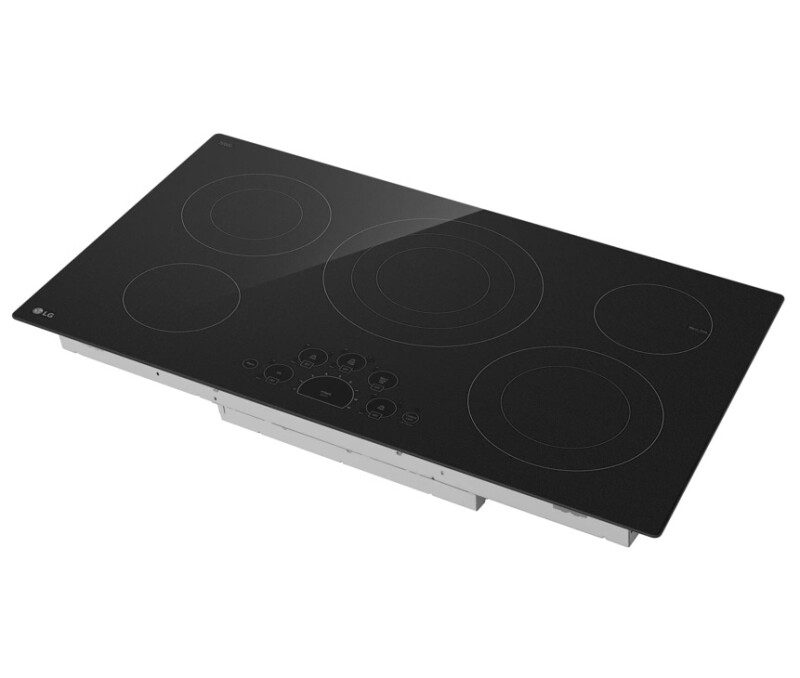 36 Inch Radiant Cooktop, 5 Burner, Black, Energy Star LCE3610SBE