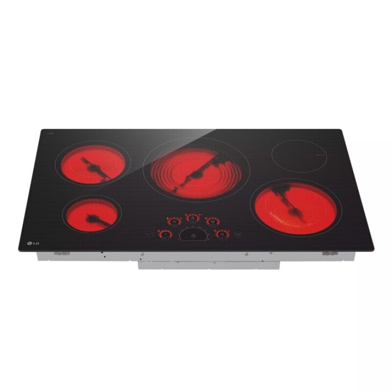 36 Inch Radiant Cooktop, 5 Burner, Black, Energy Star LCE3610SBE