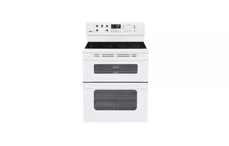 6.7 Cu. Ft. Capacity Electric Double Oven Range With A 6” High Upper Oven LDE3015SW