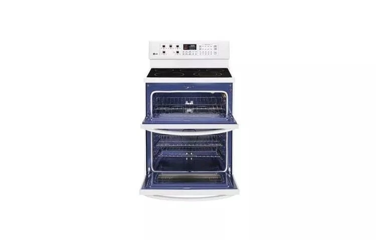 6.7 Cu. Ft. Capacity Electric Double Oven Range With A 6” High Upper Oven LDE3015SW