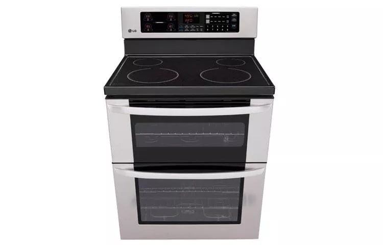 6.7 Cu. Ft. Capacity Electric Double Oven Range With A 6”-high Upper Oven And Easyclean® LDE3031ST