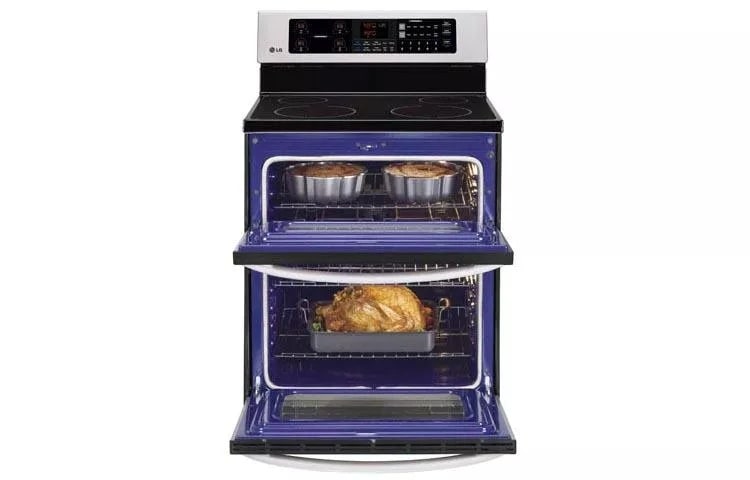6.7 Cu. Ft. Capacity Electric Double Oven Range With A 6”-high Upper Oven And Easyclean® LDE3031ST