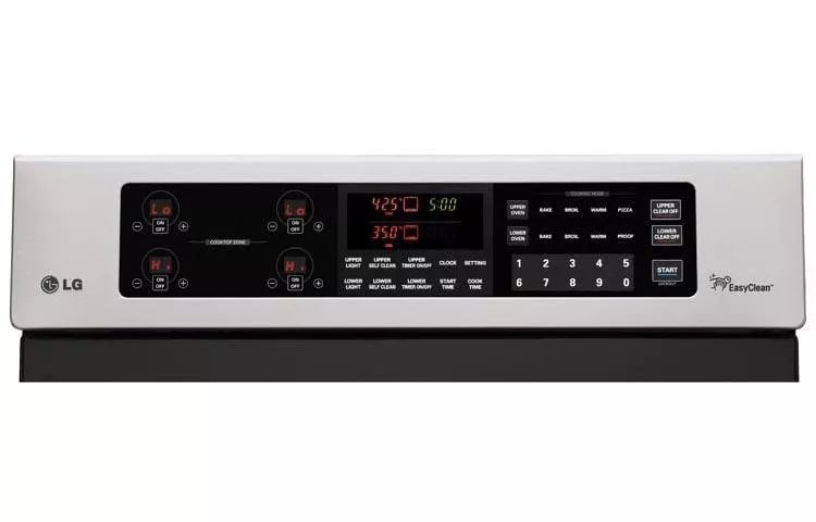 6.7 Cu. Ft. Capacity Electric Double Oven Range With A 6”-high Upper Oven And Easyclean® LDE3031ST