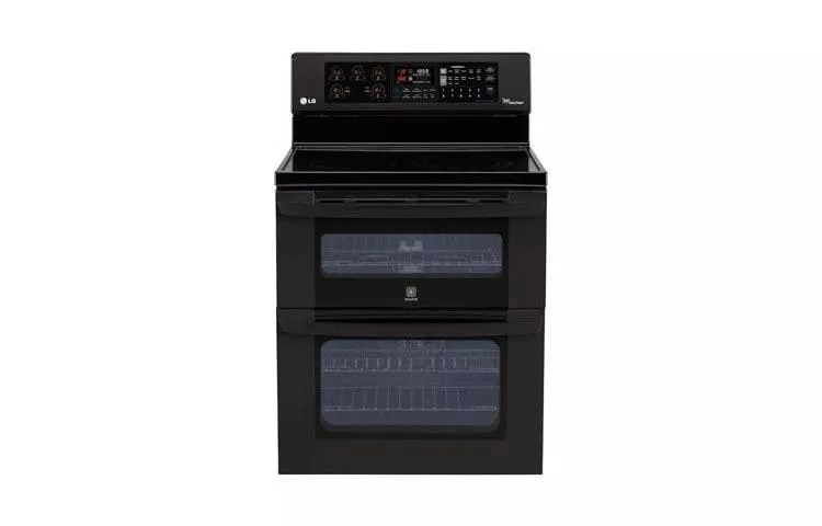 6.7 Cu. Ft. Capacity Electric Double Oven Range With Infrared Heating™ And Easyclean® LDE3037SB
