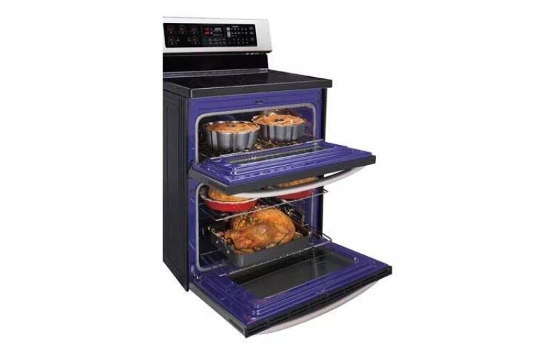 6.7 Cu. Ft. Capacity Electric Double Oven Range With Infrared Heating™ And Easyclean® LDE3037ST