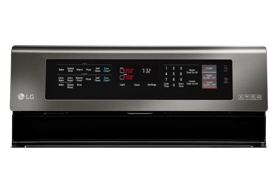 7.3 cu. ft. Electric Double Oven Range with ProBake Convection®, EasyClean® and Infrared Heating™ System LDE4415BD